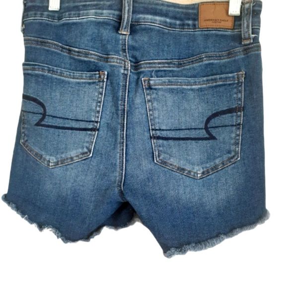 AMERICAN Eagle Hi Rise Shortie sz 6 - Picture 2 of 6